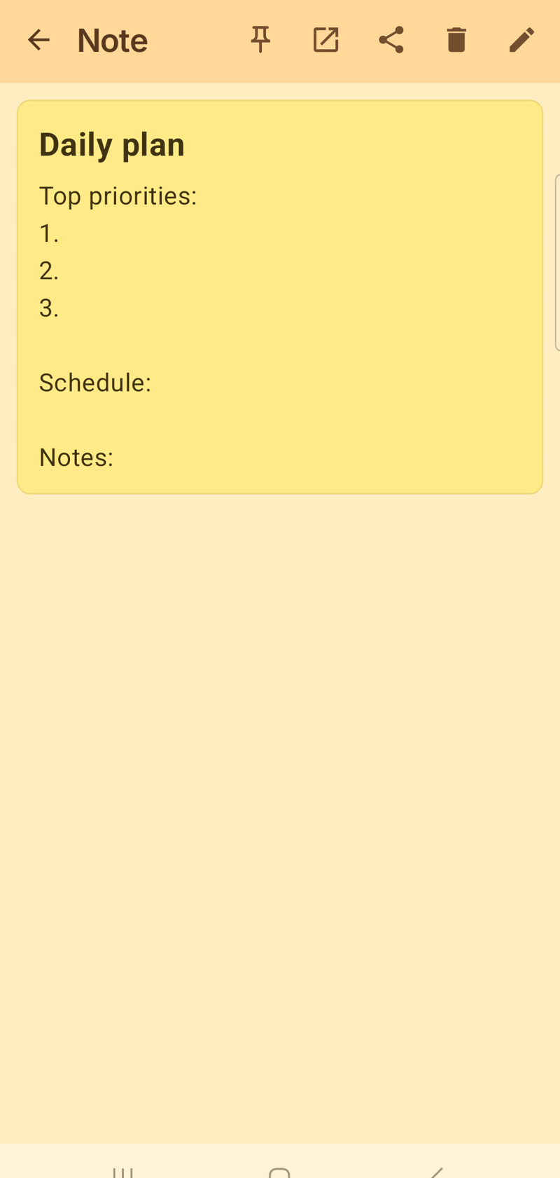Full-screen read view